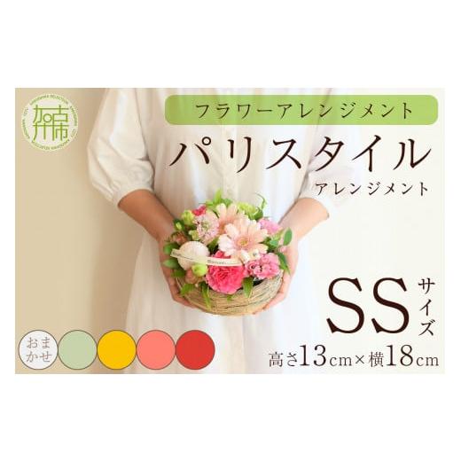 ふるさと納税 雑貨・日用品 花 兵庫県 加古川市 フラワーアレンジメント パリスタイルアレンジメント(SSサイズ)ピンク系 2401U03801_01 ピンク系