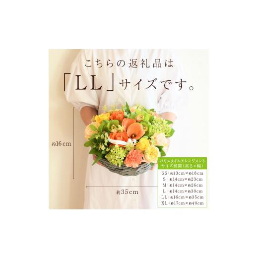 ふるさと納税 雑貨・日用品 花 兵庫県 加古川市 フラワーアレンジメント パリスタイルアレンジメント(LLサイズ)レッド系 2404U03808_03 レッド系_6