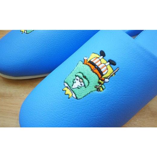 ふるさと納税 ファッション スリッパ 宮城県 蔵王町 ざおうさま刺繍入りスリッパ（約26cmまで）2足セット  04301-0347の画像