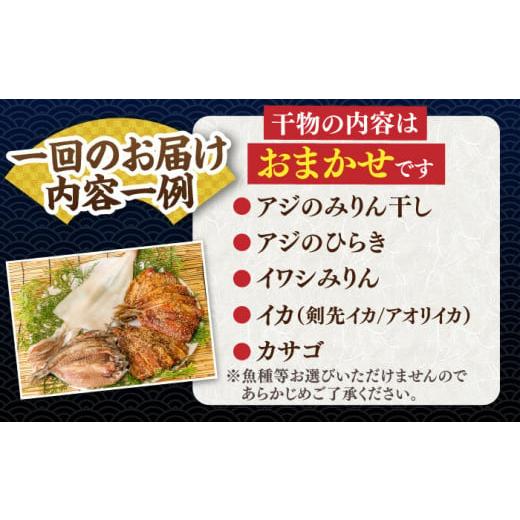 ふるさと納税 干物 アジ 長崎県 壱岐市  全12回定期便 ひものや つかもとの旬のおまかせ干物詰め合わせ《竹》 JDR014 干物 ひもの みりん干し おまかせ 詰め合…の画像