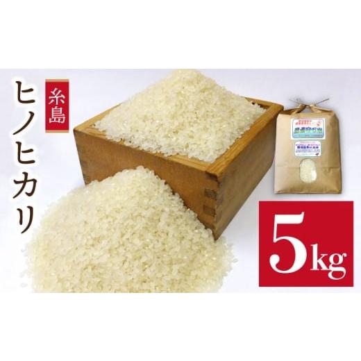 ふるさと納税 米 ヒノヒカリ 福岡県 糸島市 先行予約 白米 農薬 使わない 栽培 糸島産 ヒノヒカリ 5kg、 玄米食 ・ 分搗き 対応 2025年10月下旬以降順次発送 …