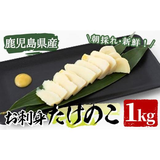 ふるさと納税 野菜類 鹿児島県 阿久根市 平日着 先行予約受付中 2026年3月上旬以降順次発送予定 お刺身たけのこ(計1kg) 国産 鹿児島県産 朝採れ タケノコ 竹…