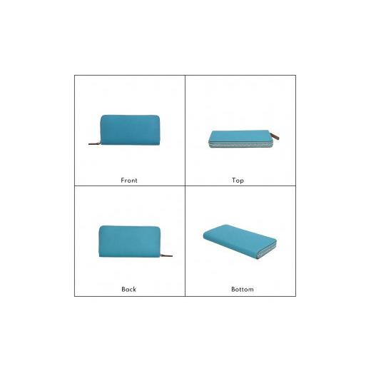 【新品訳あり】 ふるさと納税 兵庫県 豊岡市 豊岡財布 noble ラウンドウォレット NU70-101　ブルー 【YW1462080900】(51500円)