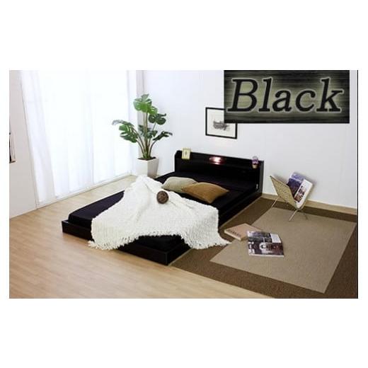 ふるさと納税 家具 インテリア・寝具・収納 愛知県 知立市 組立サービス付 268 ダブルサイズ 棚コンセント照明付フロアベッド 国産ボンネルコイルマットレ…