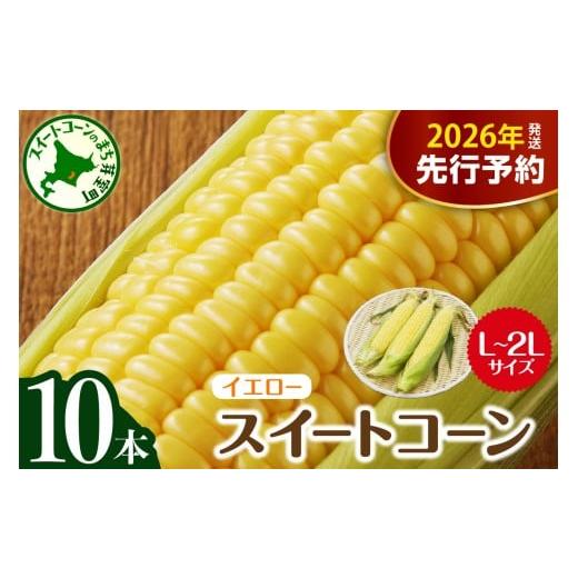 ふるさと納税 とうもろこし 北海道 芽室町 先行受付 2026年7月下旬〜8月中旬頃配送 北海道十勝芽室町 とうもろこし スイートコーン10本 イエロー種 me002-004…