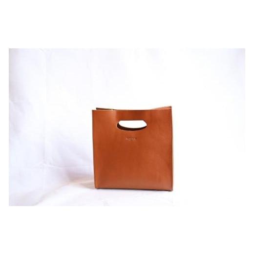 ふるさと納税 カバン トートバッグ 栃木県 栃木市  レザーショッパー Kurite shopper　カラー：Camel かばん ファッション 人気 おすすめ カラー：Camelの画像