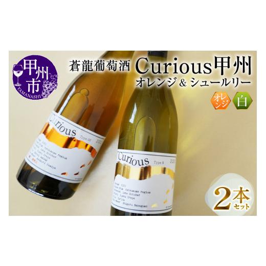 ふるさと納税 ワイン セット 山梨県 甲州市 蒼龍葡萄酒Curious甲州 オレンジ＆シュールリー 2本セット（MG）B2-679_1