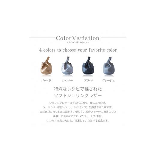 ふるさと納税 カバン トートバッグ 大阪府 和泉市  バルーンバッグS 本革 ソフトシュリンクレザー(ブラック) トートバッグ as-29cs-BK 1314984の画像