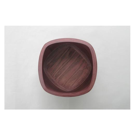 ふるさと納税 木工品・竹工品 青森県 弘前市 BUNACO ダストボックスTwist3 Mサイズ（ローズ）専用インナー付き 1個 木 木工 木工細工 木工品 木製 木製品の画像