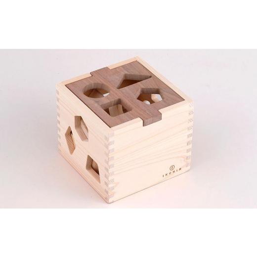 ふるさと納税 雑貨・日用品 玩具 京都府 京都市  IKONIH 檜のおもちゃ（ドロップボックス）_3