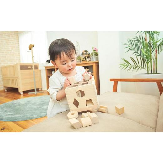 ふるさと納税 雑貨・日用品 玩具 京都府 京都市  IKONIH 檜のおもちゃ（ドロップボックス）_4
