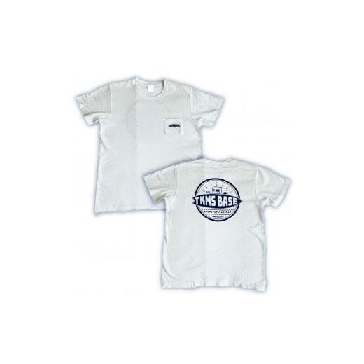 ふるさと納税 服 岩手県 大槌町 TKMS BASE メインロゴTシャツ(大人) XLサイズ ・カラー ホワイト(ポケット付) XLサイズ