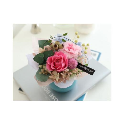 ふるさと納税 雑貨・日用品 花 徳島県 鳴門市 プリザーブドフラワー メリッサ(ピンク) ピンク