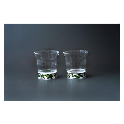 ふるさと納税 食器・グラス 佐賀県 有田町 有田焼 ペアロックグラス ( ビートロ葡萄 / ビートロ薔薇) 東洋セラミックス 食器 酒器 グラス ロックグラス ペア …