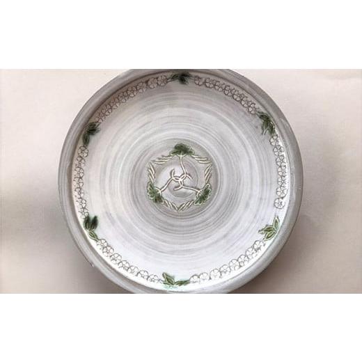 陶磁器・漆器・ガラス 佐賀県 唐津市 唐津焼 三島二彩7寸皿 食器 平皿 うつわ 器 おしゃれ ギフト 【良則】