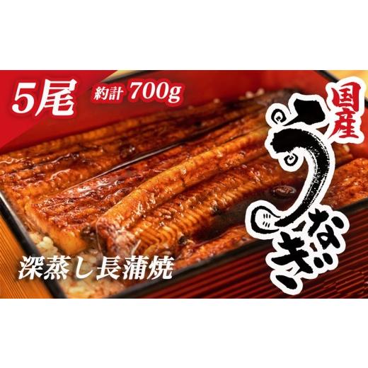 ふるさと納税 うなぎ 静岡県 沼津市 国産 うなぎ 蒲焼 5尾 約 140g 〜 150g 鰻 小分け 冷凍 たれ付き 漁協 オリジナル 深蒸し 人気 沼津市 静岡 静岡県 通常分_1