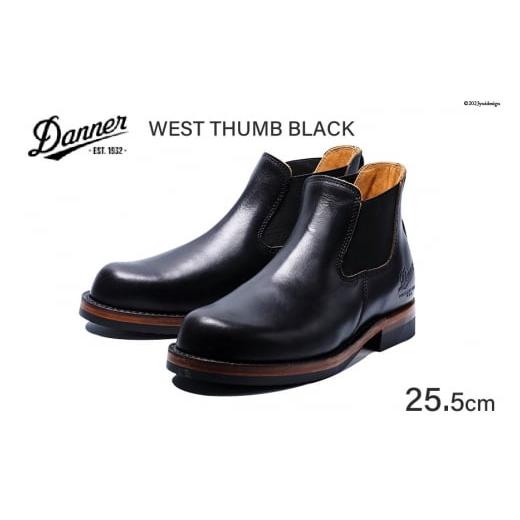 ふるさと納税 ファッション 靴 石川県 志賀町 DANNER 紳士靴 ウェストサム ブラック 25.5cm STUMPTOWN渋谷店 石川県 志賀町 CG4019-3 靴 シューズ 革靴 男性用…