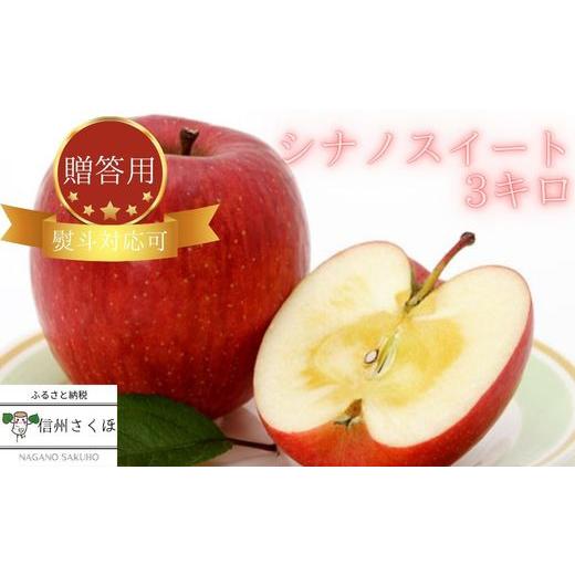 ふるさと納税 りんご 長野県 佐久穂町 信州産りんご シナノスイート 3kg 贈答用 限定10箱 SK-101