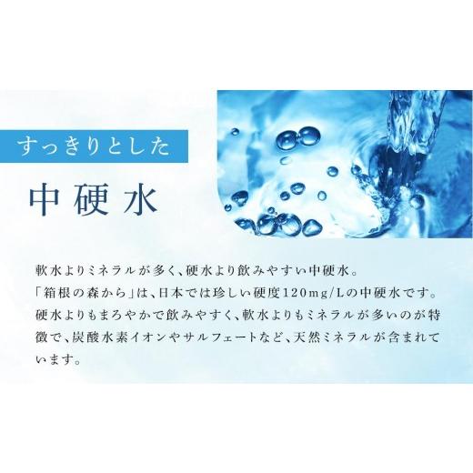 ふるさと納税 水・ミネラルウォーター 500mL〜999mL 神奈川県 箱根町  定期便全3回 ナチュラルミネラルウォーター　箱根の森から　500ml×24本（月１回発送） …_3