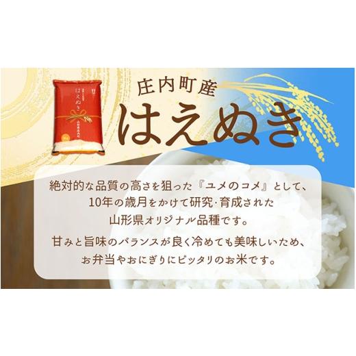 ふるさと納税 米 はえぬき 山形県 庄内町  新米受付 令和8年産 はえぬき 20kg 5kg×4袋 2026年産 ブランド米 米 国産 単一原料米 山形 庄内平野 コシヒカリの…_2