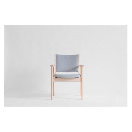ふるさと納税 木工品・竹工品 北海道 東川町 LIM Living Chair リムリビングチェア(イタヤカエデ)布座:グレー グレー