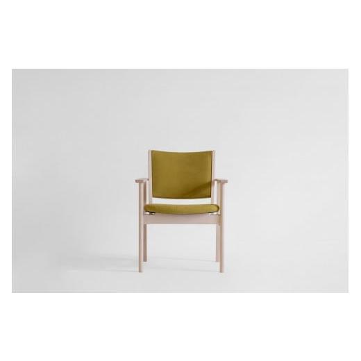 ふるさと納税 木工品・竹工品 北海道 東川町 LIM Living Chair リムリビングチェア(イタヤカエデ)布座:オリーブ オリーブ