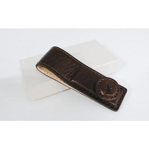 ふるさと納税 小物 東京都 台東区 POCKET HANDKERCHIEF STOPPER KLG-1001 (カラー:ダークブラウン) ダークブラウン