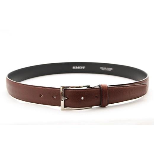 ふるさと納税 小物 東京都 台東区 attire FRENCH CALF BELT (Lサイズ) KNA-1001L (カラー:ダークブラウン) ダークブラウン