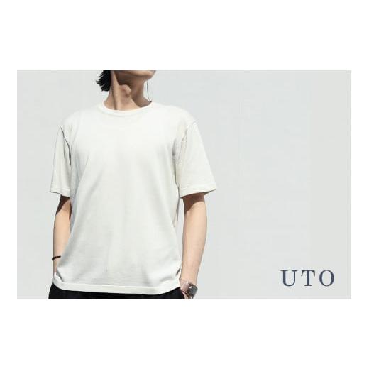 ふるさと納税 服 男 岩手県 北上市 NEW UTOカシミヤ 男女兼用 シルククルーネックTシャツ(ブラック 2L) シルク 100% 岩手県 北上市 O0065 ブラック 2L