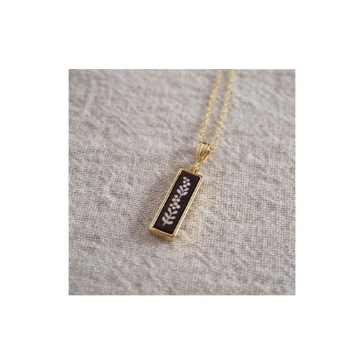 ふるさと納税 食器・グラス 箸 岩手県 北上市 小花のインレイネックレス(ミモザ) お花 贈り物 岩手県 北上市 夢工房(D0539-02) シルバー sv925 ペンダント …