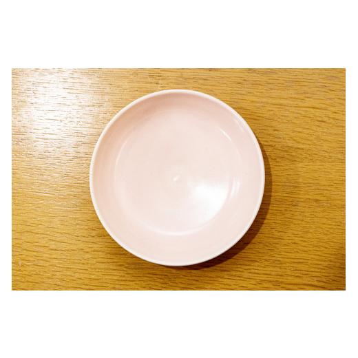 ふるさと納税 食器・グラス 大皿 北海道 東川町 理創夢工房「白土練込みシリース?/取鉢」[カラー:ピンク] 22001058 ピンク