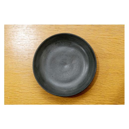 ふるさと納税 食器・グラス 大皿 北海道 東川町 理創夢工房「白土練込みシリース?/取鉢」[カラー:黒] 22001060 黒
