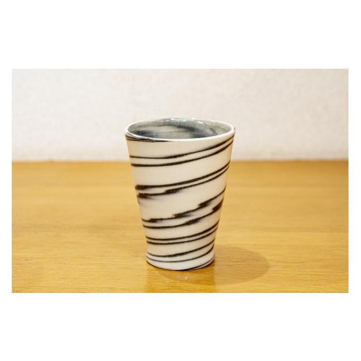 ふるさと納税 雑貨・日用品 グラス 北海道 東川町 理創夢工房「白土練込みシリース?/酎ハイカッフ?」[カラー:白] 22001070 白