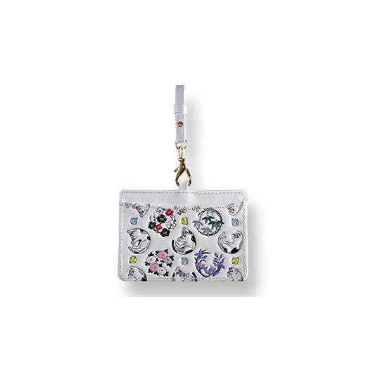 ふるさと納税 雑貨・日用品 東京都 台東区 浅草文庫 IDケース[猫柄] (カラー:ニビ(黒系)) ニビ(黒系)