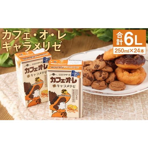 ふるさと納税 熊本県 菊池市 MOTHER'S Caf? カフェ・オ・レ キャラメリゼ 250ml×24本 牛乳 コーヒー