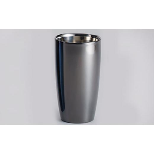 ふるさと納税 食器・グラス タンブラー 新潟県 新潟市 LIFE UW FACTORY タンブラーカラー（ラインなし）ブラック ブラックの画像