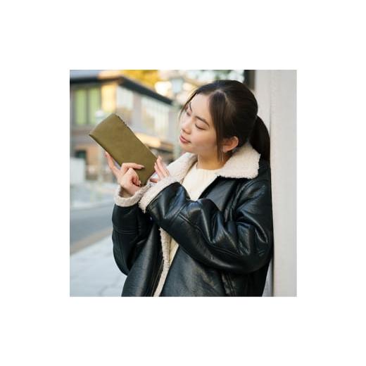 ふるさと納税 財布 兵庫県 豊岡市 豊岡財布 anti-mode style OLIVE Long Wallet(AW600)オリーブ オリーブ