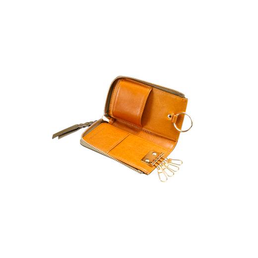 ふるさと納税 財布 兵庫県 豊岡市  豊岡財布 anti-mode style OLIVE Smart Key Case（AW800）オリーブ オリーブの画像