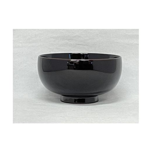 ふるさと納税 陶磁器・漆器・ガラス 秋田県 湯沢市 川連漆器 本溜内黒4.4寸椀 (株)佐藤商事 B5-5501の画像