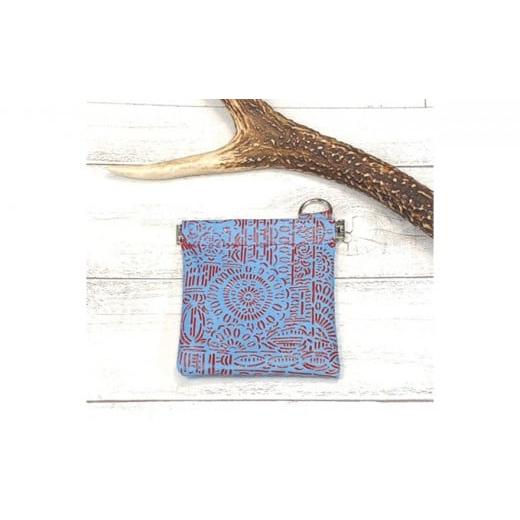 ふるさと納税 小物 神奈川県 寒川町 印伝のばね口金具の小物入れ(更紗) 柄:更紗(さらさ)