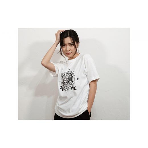 ふるさと納税 服 男 岐阜県 揖斐川町  No.5568-7016 0262揖斐川町 マンホールTシャツ 白Mサイズ Mサイズ