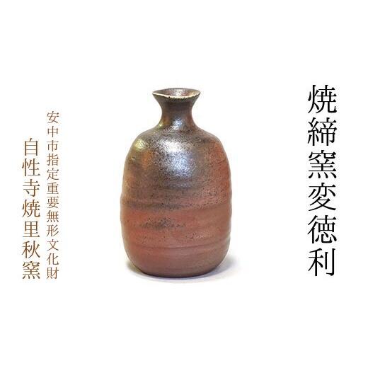 ふるさと納税 陶磁器・漆器・ガラス 群馬県 安中市 焼締窯変徳利 ANE010の画像