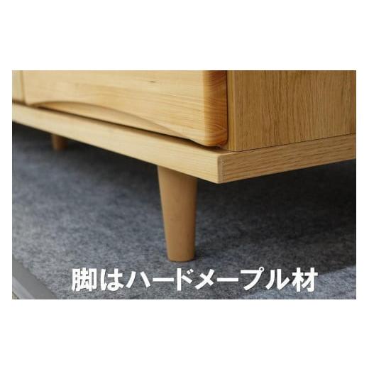 ふるさと納税 家具 収納家具 福岡県 大川市  幅118.5 奥行42 高さ75.3 OKティアラ国産ヒノキ120サイドボードの画像