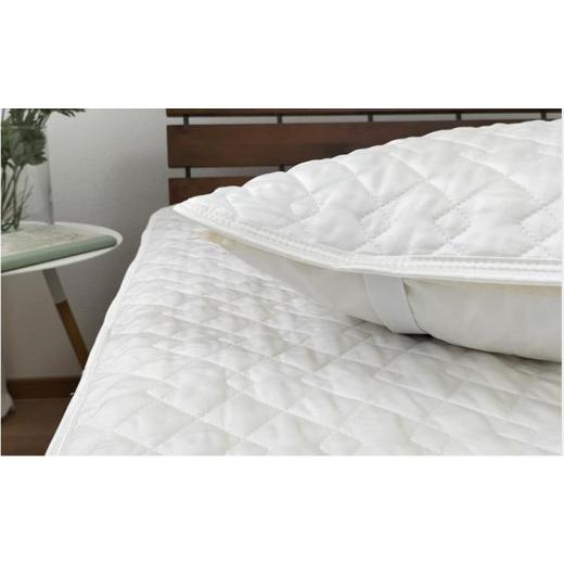 ふるさと納税 タオル・寝具 和歌山県 和歌山市 ピュアシルク敷パッド シングルサイズ（100×205cm）SCC-1020Sの画像