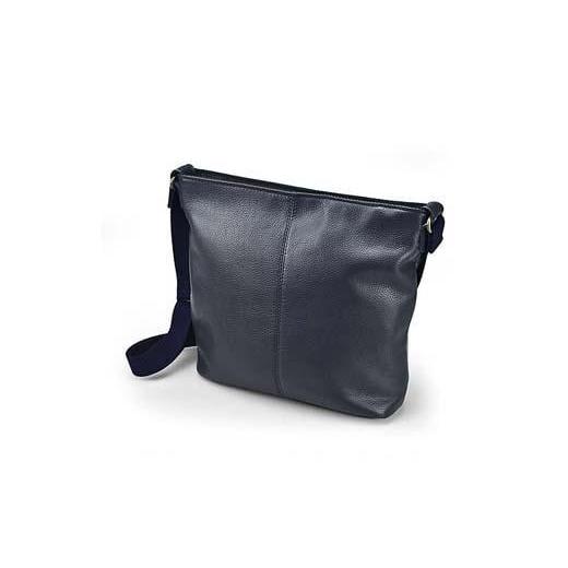 ふるさと納税 カバン ショルダーバッグ 兵庫県 豊岡市 仕事人 レザーショルダーバッグ 15-0029(ネイビー) ネイビー