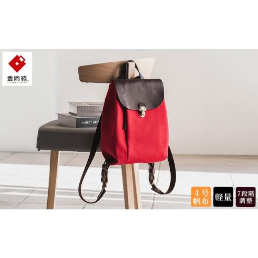 ふるさと納税 カバン リュック 兵庫県 豊岡市 豊岡鞄 エルダー2ミニリュック(アカ) アカ