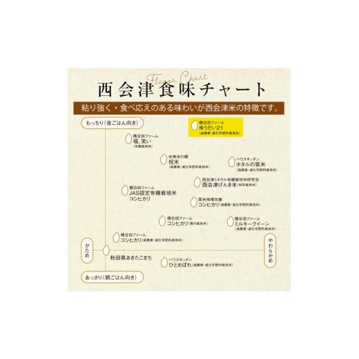 ふるさと納税 米 福島県 西会津町 《定期便5ヶ月》令和8年産米 減農薬・減化学肥料栽培 西会津産米 ゆうだい21 精米 5kg 米 お米 おこめ ご飯 ごはん 福島県 …の画像