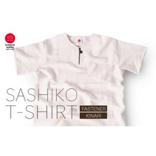 ふるさと納税 服 大阪府 柏原市 4Lサイズ 生地の強靭さにこだわったファスナーTシャツ 九櫻ロゴチャーム付き 生成 4L