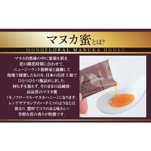 ふるさと納税 加工品等 はちみつ 熊本県 熊本市 杉養蜂園 生ローヤルゼリー入り マヌカ蜜 5g×90本(スティックタイプ) 計450g 蜂蜜 はちみつの画像
