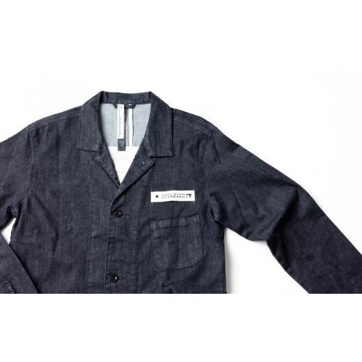 ふるさと納税 服 男 大阪府 寝屋川市  Sサイズ デニムエンジニアコート｜受注生産 男女兼用 デニムジャケット ロングコート デニム コート 上着 秋物 冬物 フ…の画像